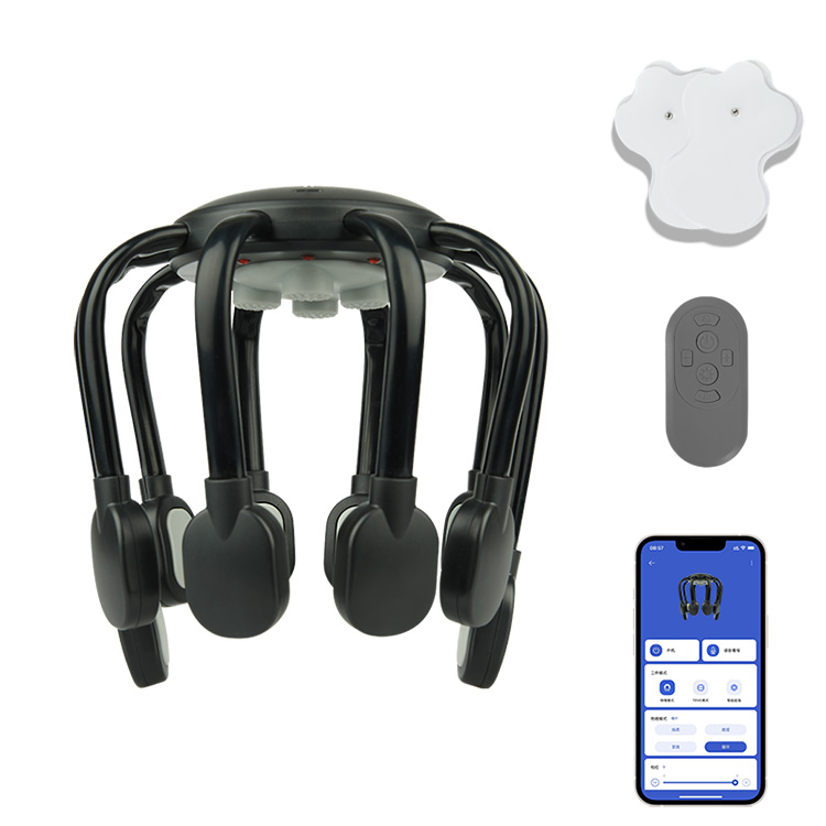 Massager kepala yang cerdas dengan pemanasan
