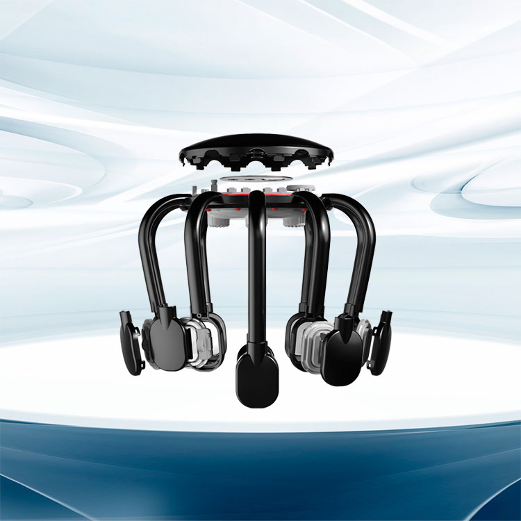 Massager kepala yang cerdas dengan pemanasan