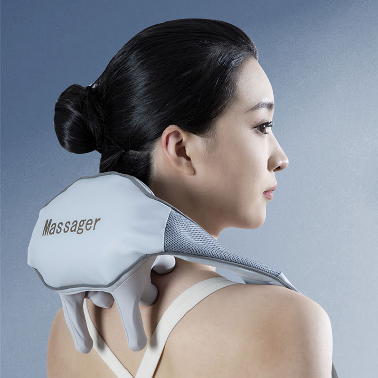 Massager bahu dan leher 8D yang dapat diisi ulang